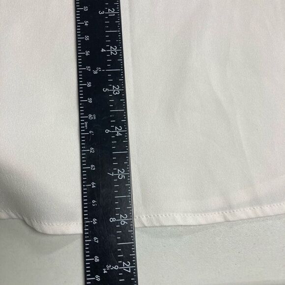 ANN TAYLOR Women’s White Long Sleeve Top Size Large - Picture 8 of 12